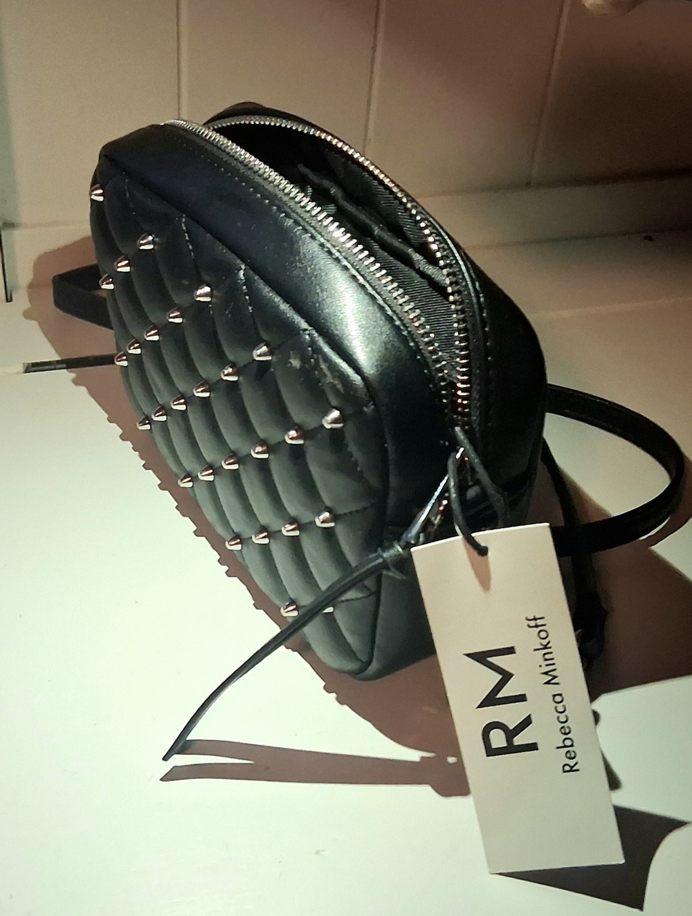 Rebecca Minkoff Black Quilted Crossbody Bag